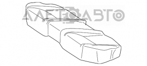 Rear seats 2nd row Mercedes W221 black