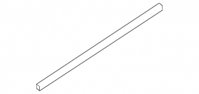 Glass seal inner rear right Volvo XC90 16-22