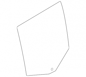Glass of the rear left door Volvo XC90 16-23