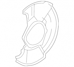 Honda Accord 18-22 Type 2 Front Left Brake Disc Cover