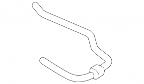 Lower cooling system hose Audi Q7 16-19 3.0