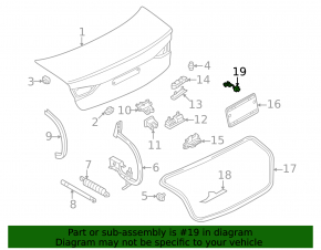 Rear view camera Audi A3 25-26