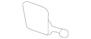 Acura MDX 17-20 rear bumper tow hook plug