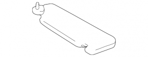 Right visor Lexus RX300 98-03