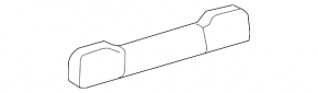 Ceiling handle left Lexus IS250 IS300 IS350 06-13 beige