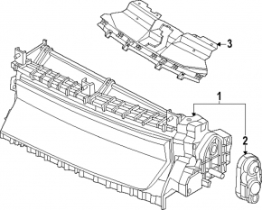 Right radiator deflector shutter motor for Hyundai Ioniq 6 23-25