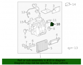 Actuator motor heater drive air conditioner Lexus RX300 98-03 HOTARU
