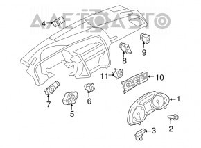 Instrument cluster Audi Q5 8R 13 hybrid