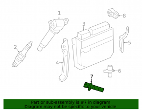Crankshaft Position Sensor Toyota Sienna 21-24