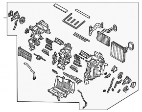 Kia Sportage 23-26 HEV heater and air conditioner assembly