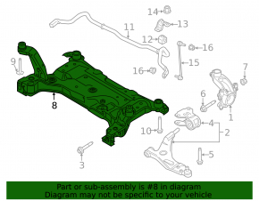 Lincoln MKC 15-19 Front Subframe