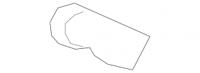 Front bumper mount left Mazda CX-5 17-25