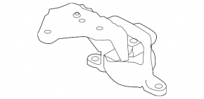 Engine mount right Nissan Rogue 14-20