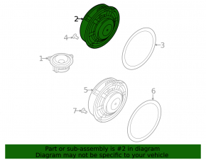 Front left door speaker Volkswagen ID.4 23-25