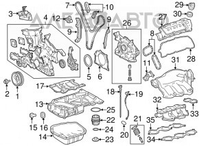 Intake manifold Lexus RX350 10-15