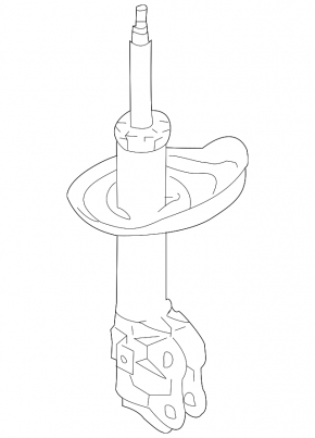 Front right shock absorber for Subaru Impreza WRX GH 10 2.5T