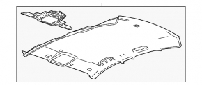 Cadillac CTS 14 Headliner - Panorama Gray