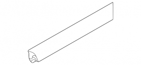 Door seal on the threshold left Volvo XC40 19-25