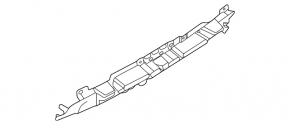 Rear bumper bracket, center, BMW X4 G02 19-25 2022-23