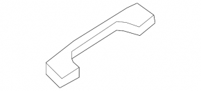 Ceiling handle rear right BMW 5 F10 11-16 black
