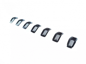 Radiator grill grill Jeep Cherokee KL 14-18 prerest black set 7pcs