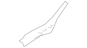 Windscreen wiper seal left Nissan Leaf 18-
