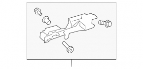 Front right door handle mechanism for Lexus ES250 ES300h ES350 19-26