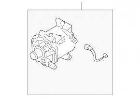 Mitsubishi Galant 04-12 air conditioning compressor