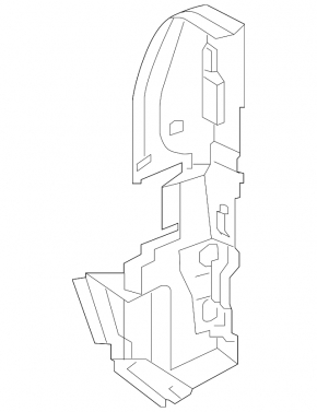 Right radiator deflector for Audi Q3 83A 19-25 2.0T