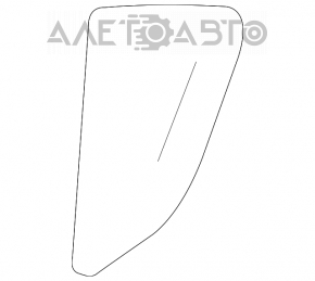 Suzuki Kizashi 10-15 rear right triangle door glass
