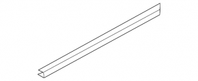 Glass seal front right inner Audi Q5 8R 09-17
