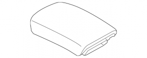 Armrest Infiniti Q50 14- leather, gray, scratches