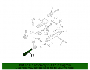 Steering cardan joint Mercedes W211 upper part