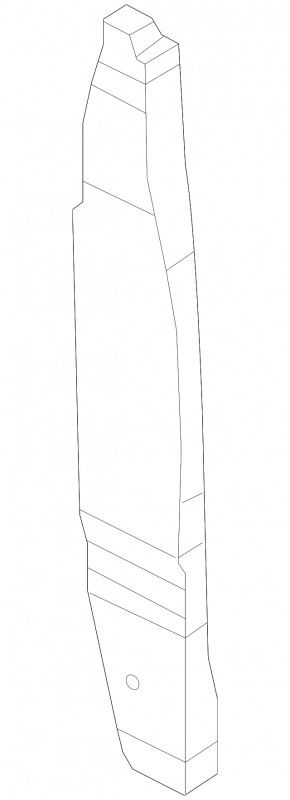 Wing seal door-wing left Mazda 3 14-18 BM