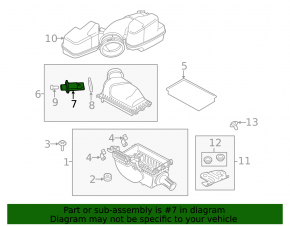 Air flow meter Ford Taurus 13-19 3.5
