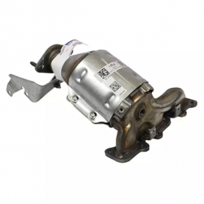Exhaust manifold with catalytic converter left Lincoln MKZ 13-16 3.7