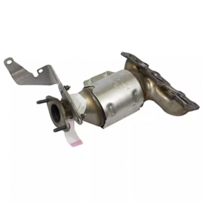 Exhaust manifold with catalytic converter left Lincoln MKZ 13-16 3.7
