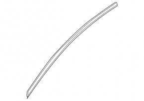 Upper door molding front left Mazda CX-7 06-09