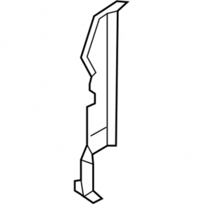 Radiator deflector right Lincoln Nautilus 19-23