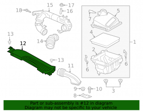 Air Intake Ford Bronco Sport 21-25 1.5T