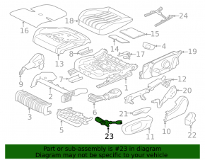 Jaguar F-Pace X761 17-20 Driver's Seat Height Adjustment Motor