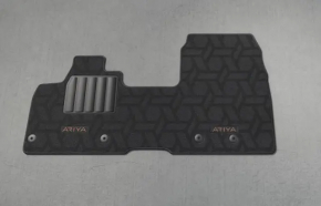 Set of floor mats for Nissan Ariya 23-25, black cloth