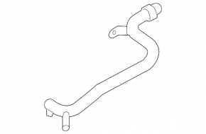 Engine cooling system pipe Audi A6 C7 12-15 pre-rest 2.0