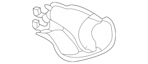 Rear wiper arm plug for Volkswagen ID.4 21-25