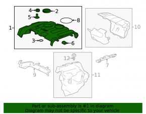 Cadillac ATS 13-2.5 Engine Cover