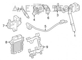 Solenoid valve Infiniti QX30 17-