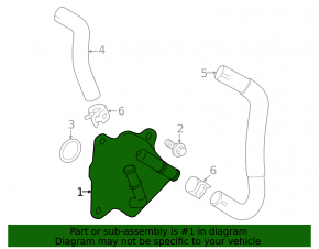 Engine Cooler Toyota Venza 21-