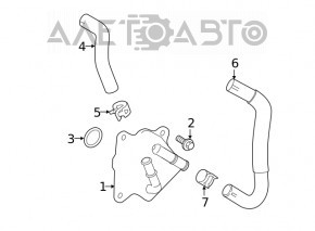 Engine Cooler Toyota Venza 21-