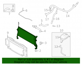 Kia Seltos 21-23 1.6" Water Cooling Radiator