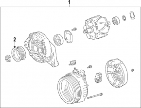 Generator Toyota Rav4 19- 2.5 150A